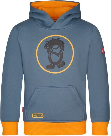 Trollkids - Kid's Troll Sweater - Hoodie Gr 104 grau