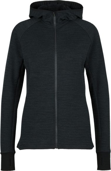 Stoic - Women's MerinoFleece260 FlenSt. Zip Hoody - Merinohoodie Gr XL schwarz