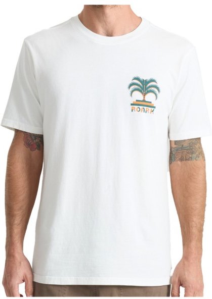 Roark - Moto Palm - T-Shirt Gr L weiß