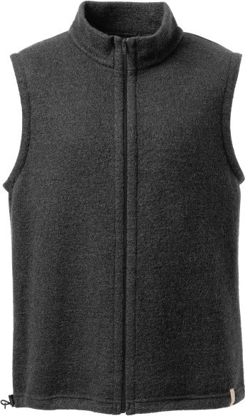 Mufflon - Valo - Merinoweste Gr XXL schwarz/grau