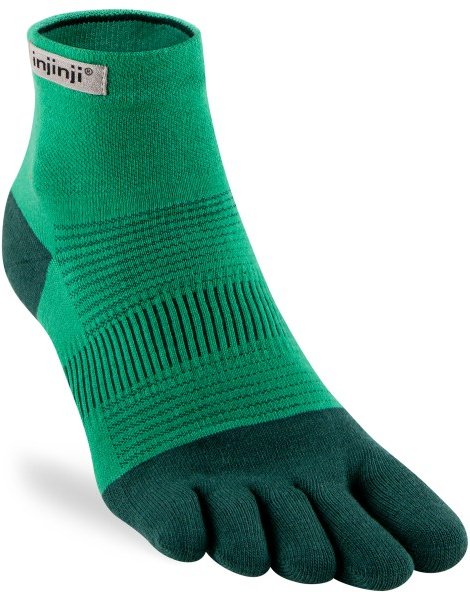 Injinji - Run Lightweight Mini-Crew - Laufsocken Gr S grün