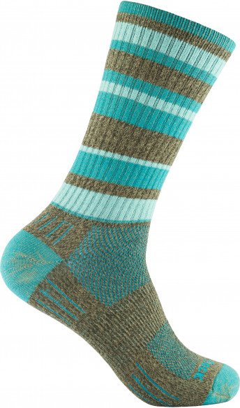 Wrightsock - Adventure Crew - Wandersocken Gr 37,5-41 türkis