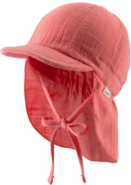 Sterntaler - Kid's Schirmmütze Nacken Uni Cotton - Cap Gr 43 cm rot