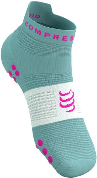 Compressport - Pro Racing Socks V4.0 Run Low - Laufsocken Gr T3 - EU 42-44 türkis