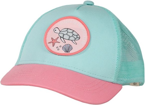 maximo - Kid's Mini Girl Cap Turtle Snap-Back - Cap Gr 47-49 cm rosa