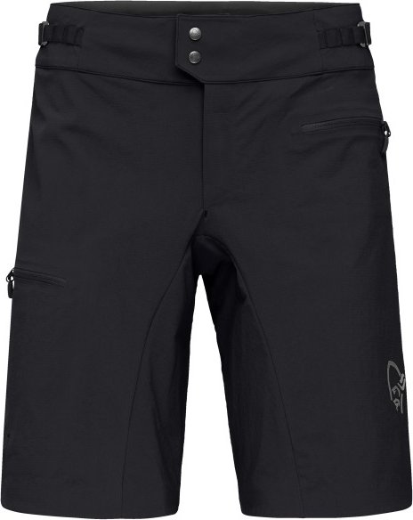 Thumbnail - Norrøna - Women's Fjørå Flex1 Light Shorts - Radhose Gr L schwarz