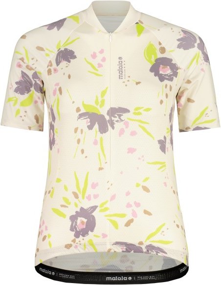Maloja - Women's VilsaM. AOP 1/2 - Radtrikot Gr L weiß
