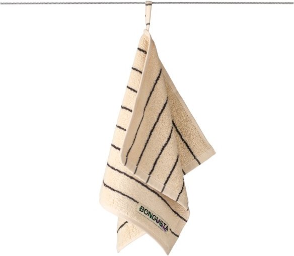 Bongusta - Naram Guest Towels - Badehandtuch Gr 30 x 50 cm beige/blau