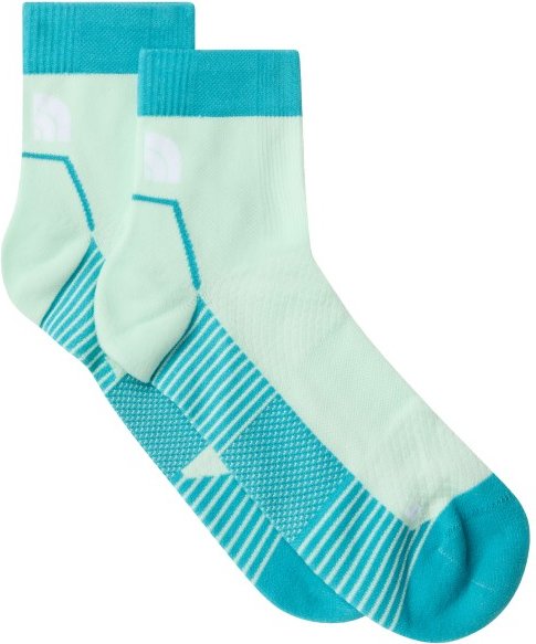 The North Face - Trail Run Quarter Socks - Laufsocken Gr 41-43 türkis/grün