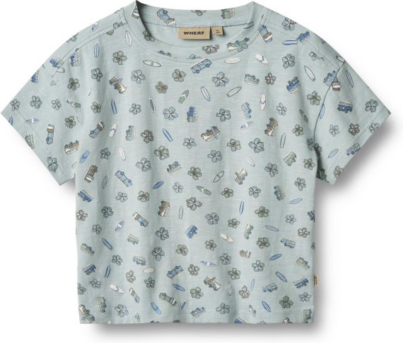 WHEAT - Kid's T-Shirt S/S Tommy - T-Shirt Gr 116 grau