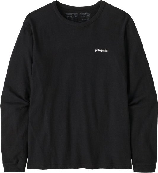 Patagonia - Women's L/S P-6 Logo Responsibili-Tee - Longsleeve Gr XS schwarz