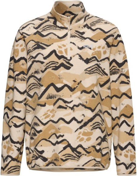 Jack Wolfskin - Women's Paw Era 100 Print Halfzip - Fleecepullover Gr L beige