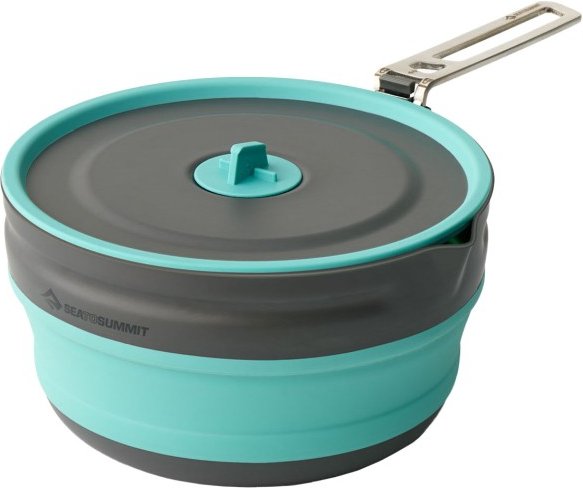 Sea to Summit - Frontier Ultralight Collapsible Pouring Pot - Topf Gr 2,2 l grau/türkis