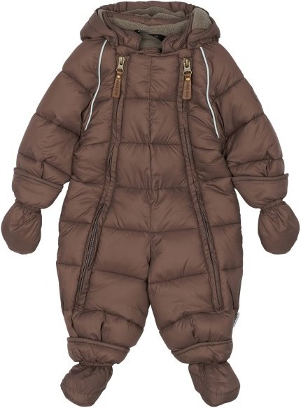 Thumbnail - Mikk-Line - Puffer Baby Suit with Acc - Overall Gr 80 braun