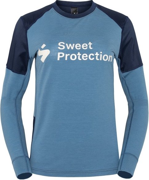 Sweet Protection - Women's Hunter Merino Hybrid L/S Jersey - Radtrikot Gr XS blau
