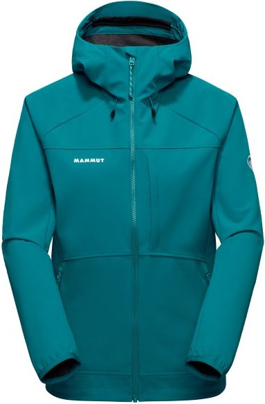 Thumbnail - Mammut - Women's Ultimate Comfort Softshell Hooded Jacket - Softshelljacke Gr S türkis