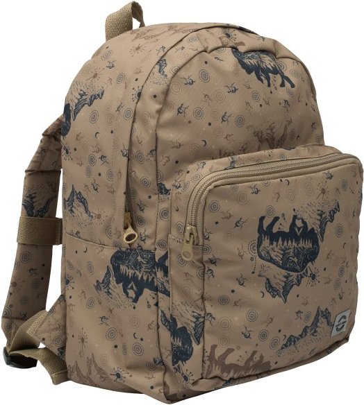 Mikk-Line - Kid's Backpack AOP - Kinderrucksack braun