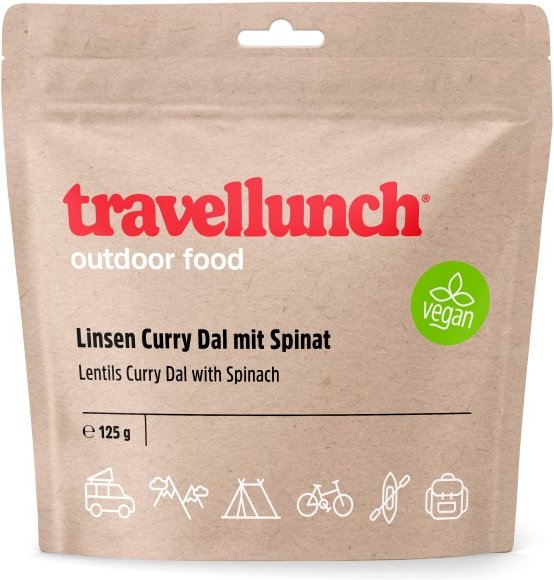 Travellunch - Linsen Curry Dal mit Spinat - vegan Gr 125 g