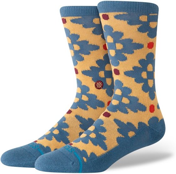 Stance - Ceramic Crew - Multifunktionssocken Gr L blau