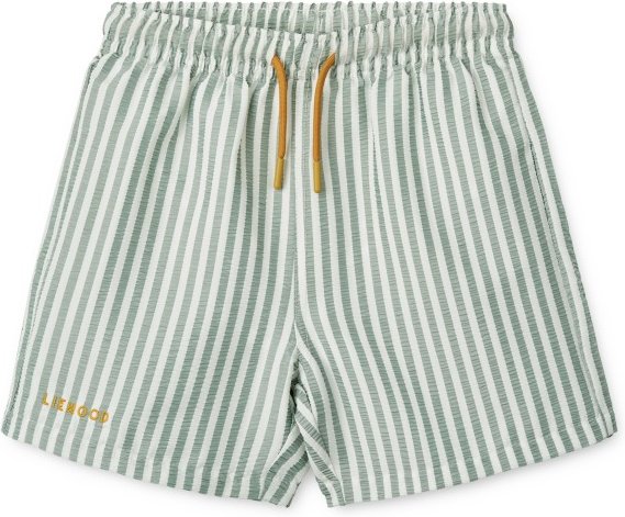 LIEWOOD - Kid's Duke Stripe Board Shorts - Boardshorts Gr 116 grau