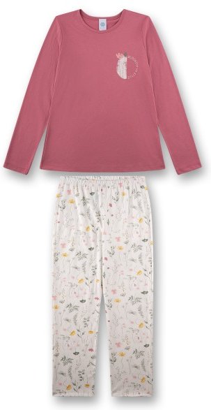 Thumbnail - Sanetta - Kid's Pyjama 1/1 246046+246047 - Schlafanzug Gr 152 weiß