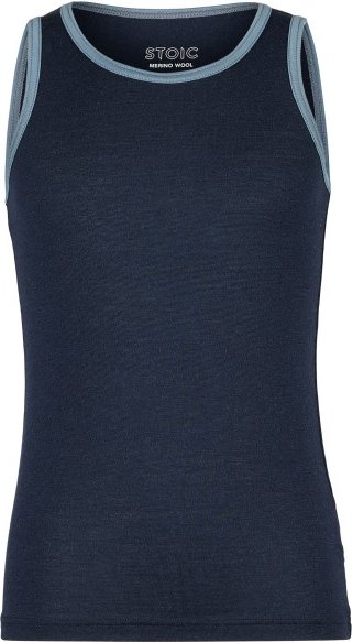 Stoic - Kid's Merino150 AlsenSt. Tank - Merinounterwäsche Gr 92 blau