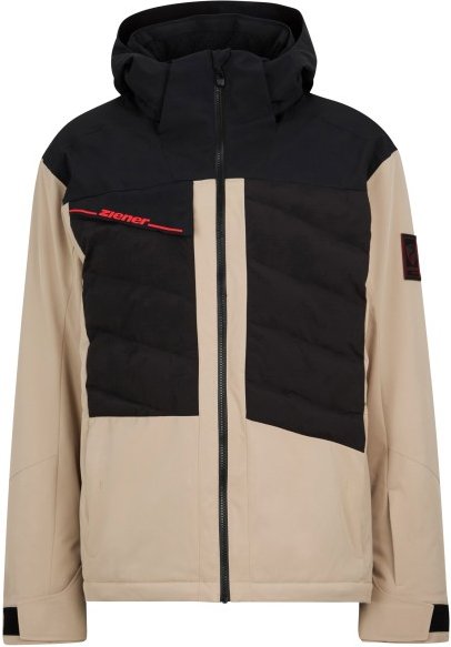 Ziener - Tidal-Z - Skijacke Gr 46 beige/schwarz