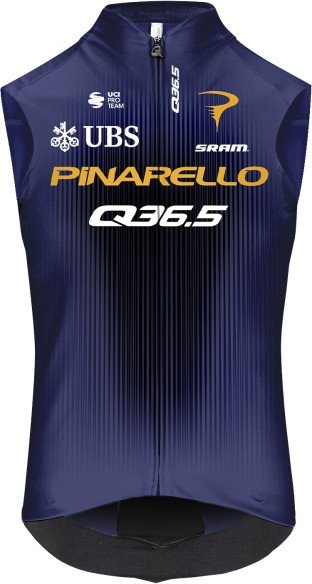 Q36.5 - Gregarius Q36.5 Pro Cycling Team Vest 2026 - Fahrradweste Gr 3XL blau