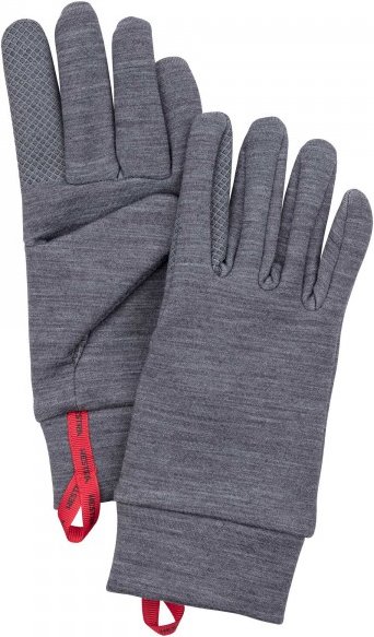 Thumbnail - Hestra - Touch Point Warmth 5 Finger - Handschuhe Gr 9 grau