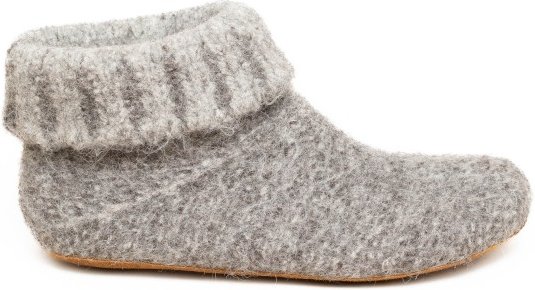 Gottstein - Knit Boot Alpaka - Hausschuhe Gr 38 grau