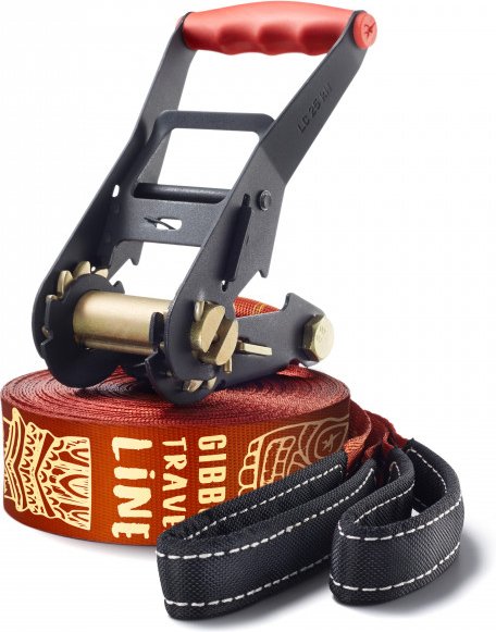 Gibbon Slacklines - Travelline Treewear Set Gr 15 m braun