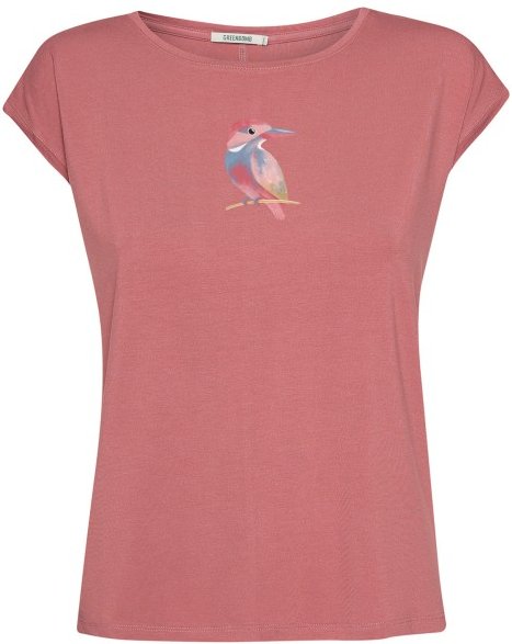 GreenBomb - Women's Bird Look Timid - T-Shirt Gr XS rosa