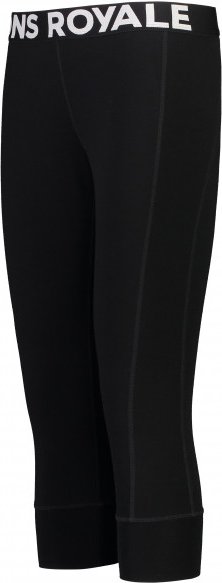 Mons Royale - Women's Cascade Merino Flex 200 3/4 Legging - Merinounterwäsche Gr L schwarz