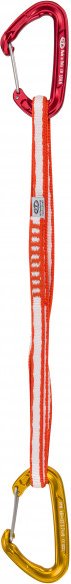 Thumbnail - Climbing Technology - Fly-Weight Evo Set - Express-Set Gr 10 mm / 22 cm - Single beige/rot/weiß/rosa