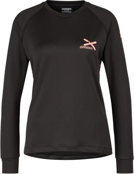 Thumbnail - Zimtstern - Women's Crewz Shirt L/S - Fleecepullover Gr XL schwarz
