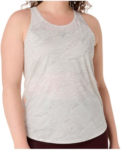 Asics - Women's Fujitrail Tank - Laufshirt Gr L grau