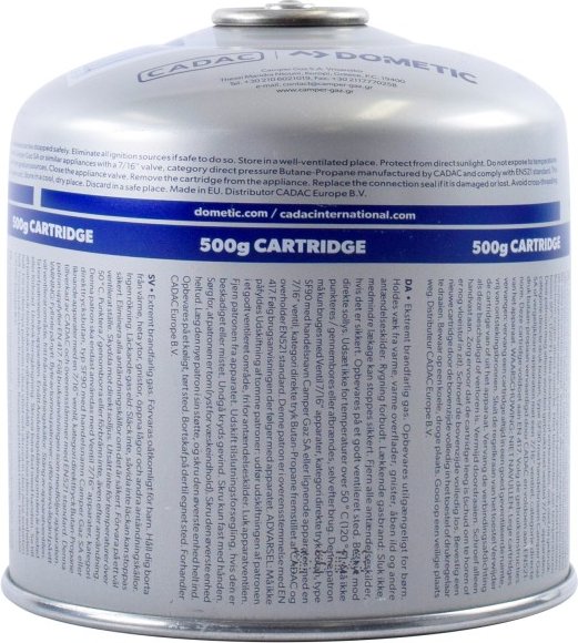 Cadac-Dometic - Gascartridge 500g Threaded Valve - Gaskartusche Gr 500 g blau