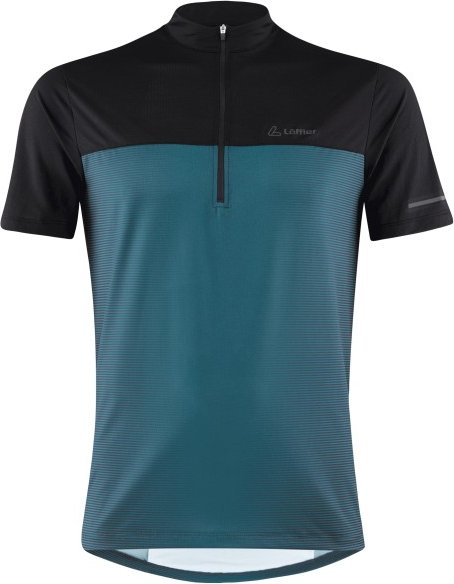 Löffler - Bike Shirt Half-Zip Glow - Radtrikot Gr 56 blau