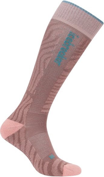 Icebreaker - Women's Merino Ski+ Light OTC Mountain Contour - Skisocken Gr L braun
