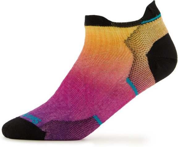 Thumbnail - Smartwool - Women's Run Zero Cushion Ombre Print Low Ankle - Laufsocken Gr S bunt