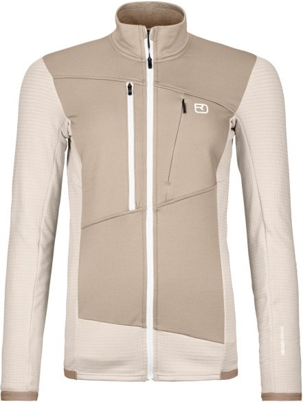 Thumbnail - Ortovox - Women's Fleece Grid Jacket - Fleecejacke Gr S beige
