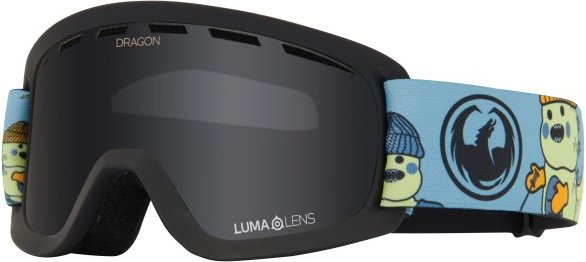 Dragon - Kid's LIL D (VLT 23%) - Skibrille Gr S schwarz