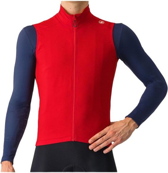 Castelli - Espresso Vest - Fahrradweste Gr S rot