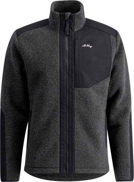 Lundhags - Saruk Wool Pile Mid Full Zip - Fleecejacke Gr L schwarz/grau