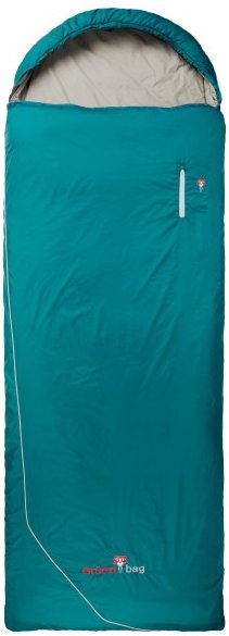 Grüezi Bag - Wolle Camp Comfort - Kunstfaserschlafsack Gr bis 191 cm Körpergröße blau