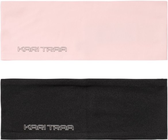 Kari Traa - Women's Una Headband 2-Pack - Stirnband Gr One Size rosa/schwarz