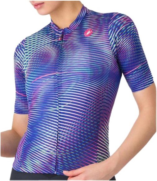 Castelli - Women's Cosmic Vortex Jersey - Radtrikot Gr XS lila