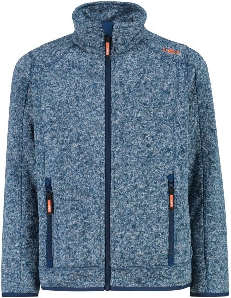CMP - Boy's Jacket Jacquard Knitted - Fleecejacke Gr 176 blau