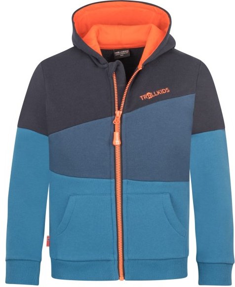 Trollkids - Kid's Alesund Sweater - Hoodie Gr 110 blau