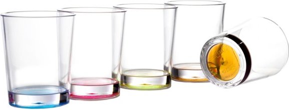 Brunner - Set Multiglass Color Gr 4 Pieces weiß